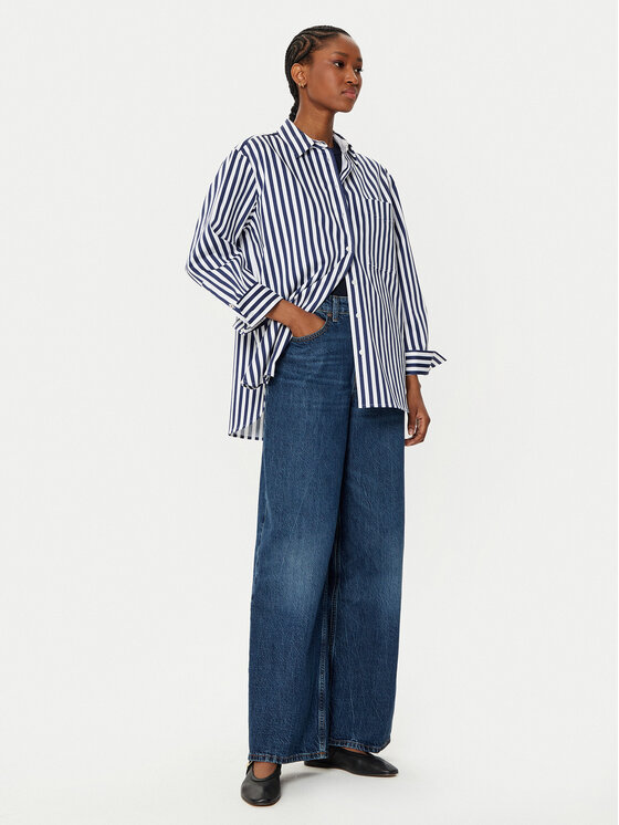 Джинсы с широкими штанинами WW0WW43712 Tommy Hilfiger, синий — фото 2