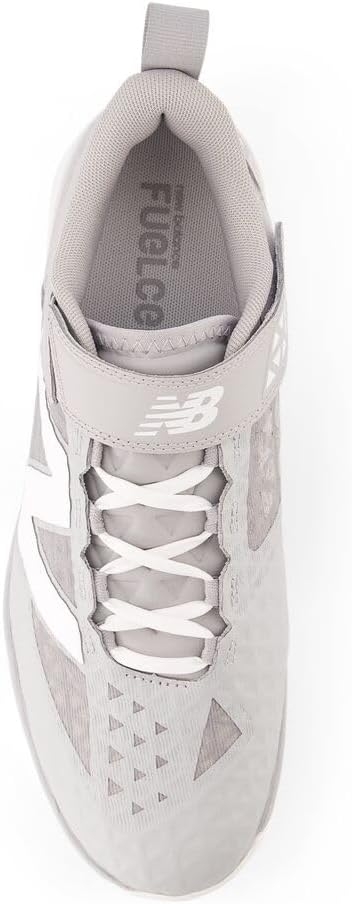 Бейсбольные кроссовки New Balance Men's FuelCell 4040 V8 с формованной подошвой, белый — фото 4