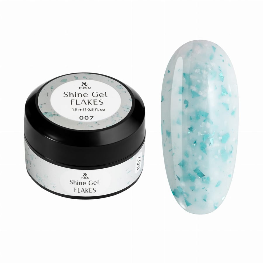 

FOX Shine Gel Flakes 007, 15 мл