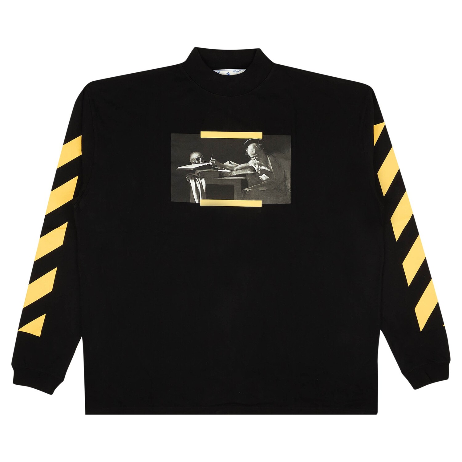 

Футболка Off-White Caravaggio Overisze Черная, Черный, Футболка Off-White Caravaggio Overisze Черная