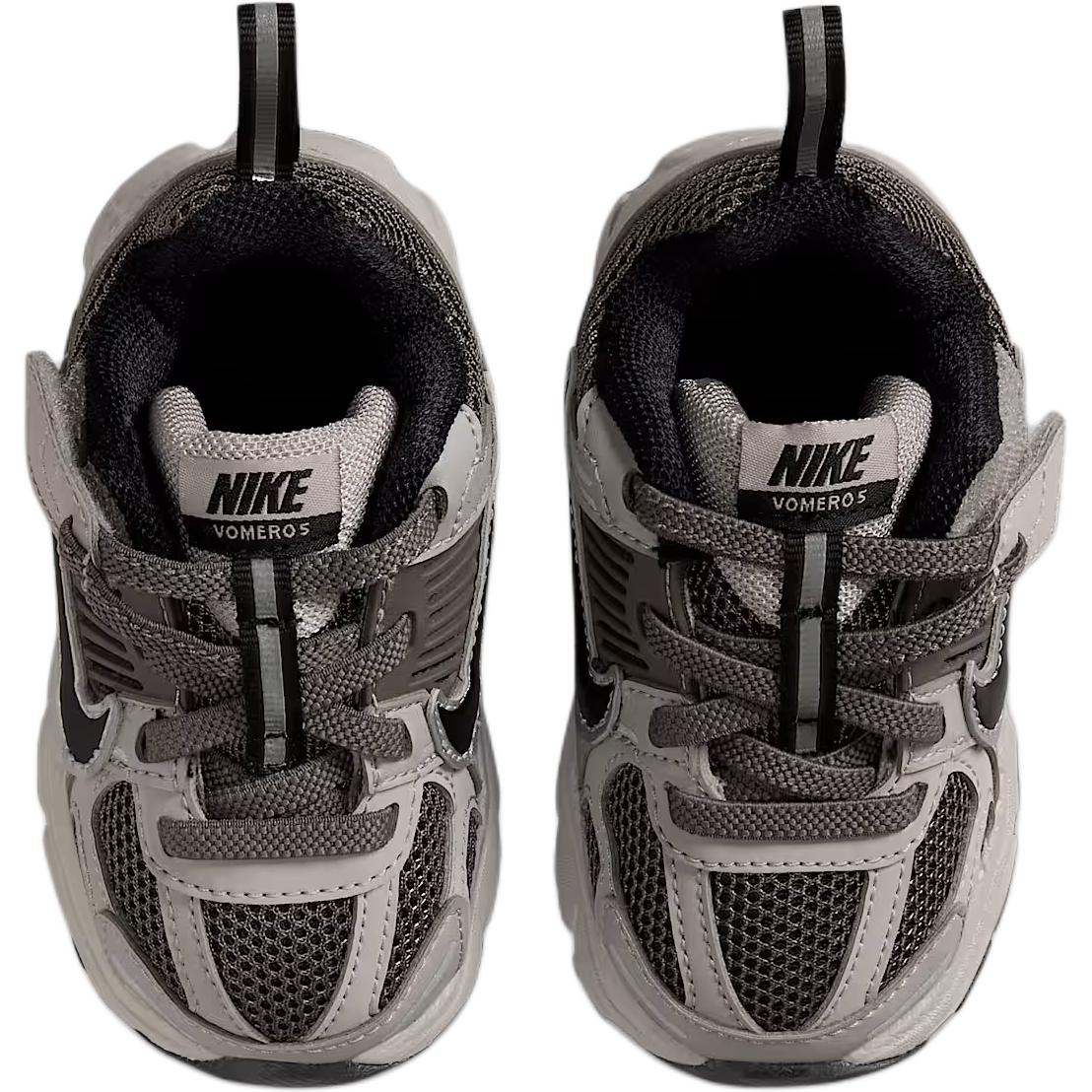 Nike Vomero 5 устойчивые к истиранию дышащие поддерживающие низкие детские туфли brown gray для малышей — фото 4