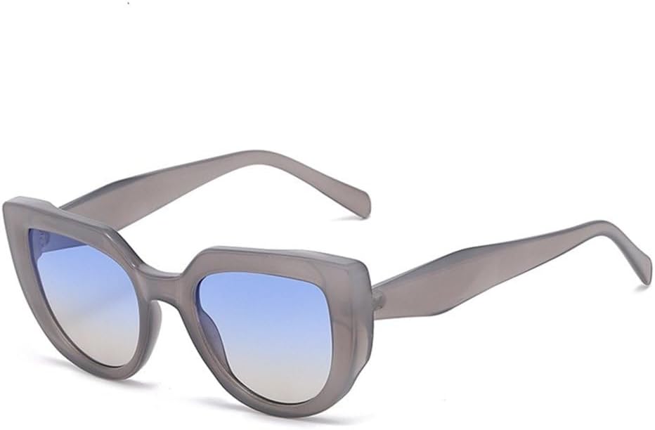 

Модные солнцезащитные очки 2027 года для женщин и мужчин, градиентная квадратная оправа, винтажный повседневный стиль для вечеринок, защита от УФ-излучения UV400 MTZJH, Blue