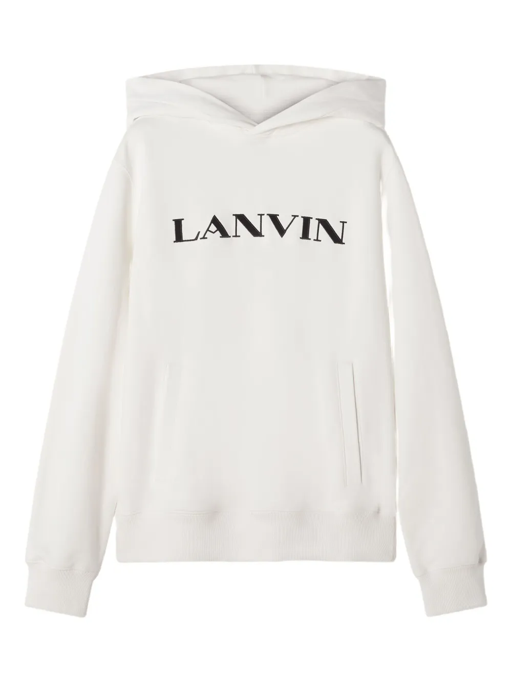 

Худи с вышитым логотипом Lanvin, белый