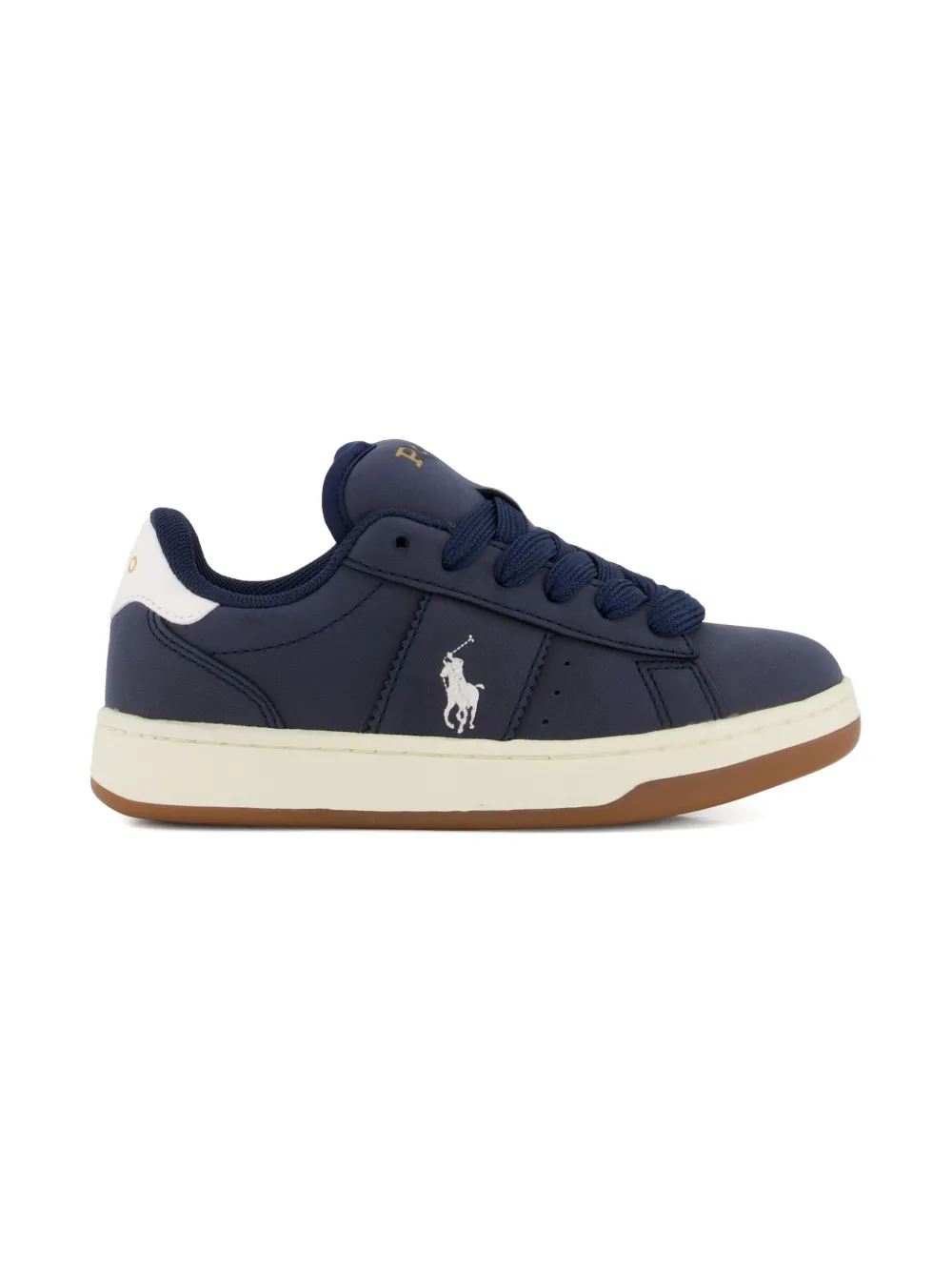 Кроссовки Knollan с вышитым логотипом POLO RALPH LAUREN KIDS, синий — фото 2
