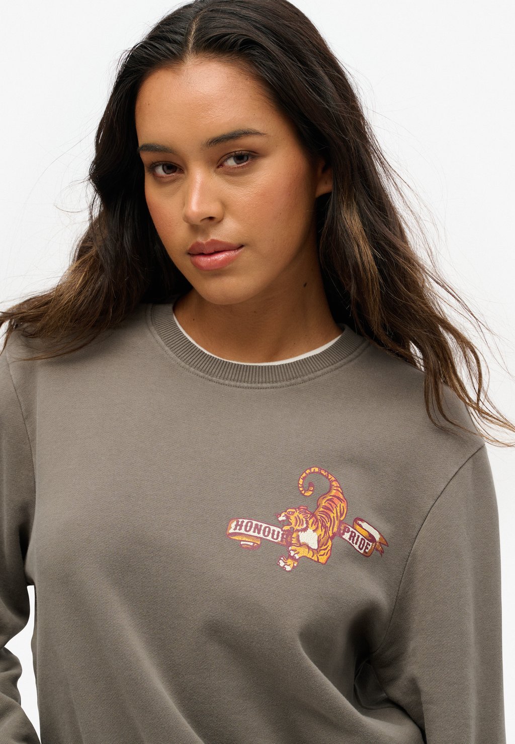 

Толстовка Superdry, темно-серый
