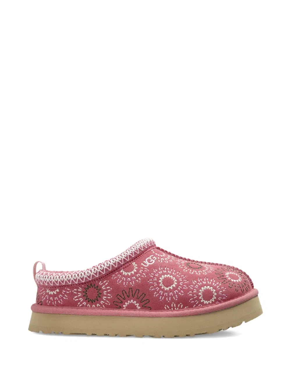Ботинки Tazz с солнечной вышивкой Ugg Kids, розовый — фото 2
