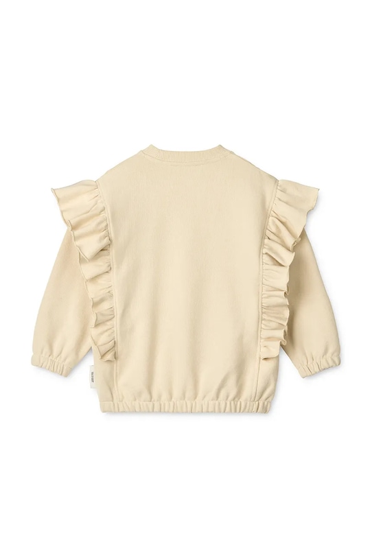 Детская хлопковая толстовка Marcella Placement Sweatshirt Liewood, бежевый — фото 2
