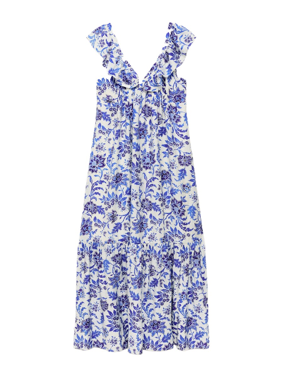 

Макси платье MANGO RAMONA, Blue/Dark blue