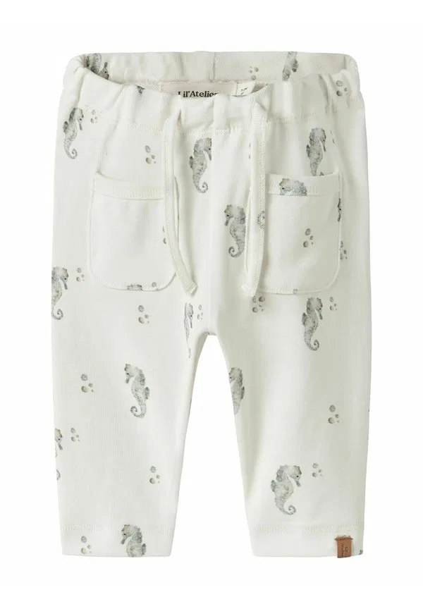 Свободные брюки из чулок Lil' Atelier, Coconut Milk