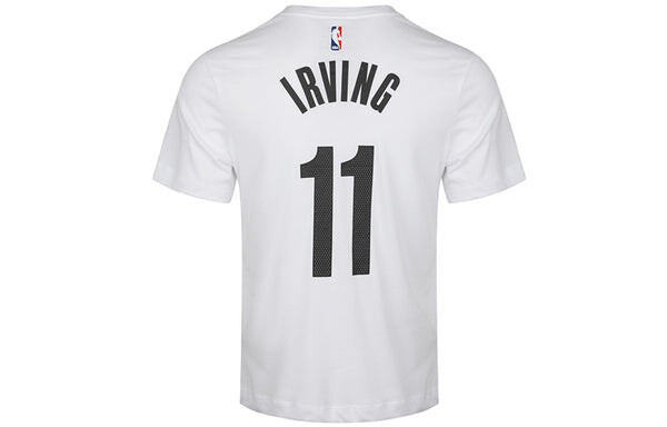 Футболка dri-fit nba 19-20 brooklyn nets 11 irving tee white Nike, белый — фото 2