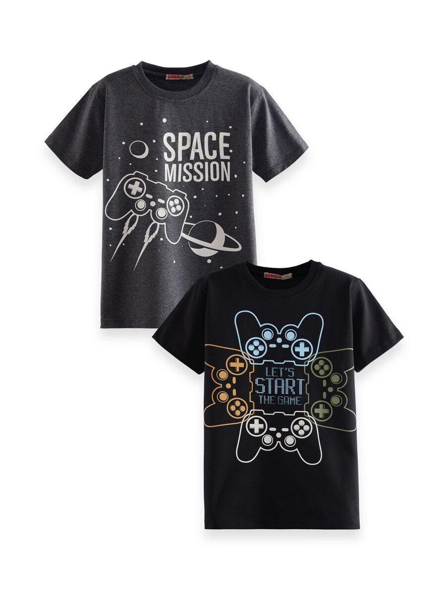 

Рубашка Denokids Start Game, черный