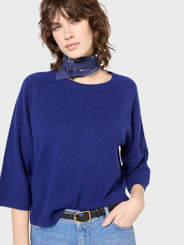 

Кашемировый джемпер джейлин Gerard Darel, синий