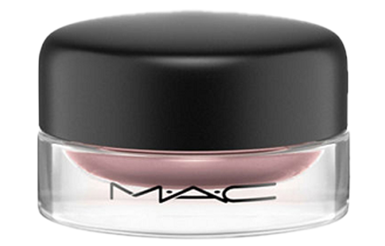 MAC Кремовые тени для век Focus Long Lasting Adherent с розовым подтоном темно-коричневый персик золото черный серебристый серый 5g — фото 4