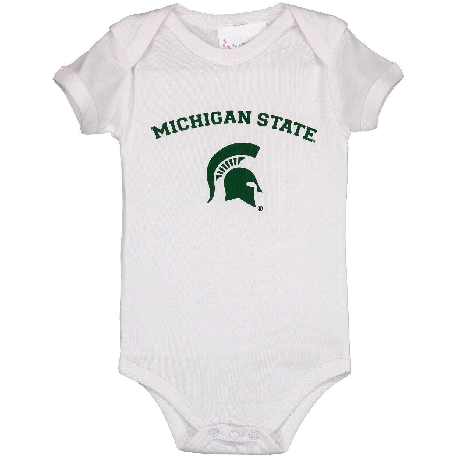 Белый боди Infant Michigan State Spartans Arch & Logo Unbranded