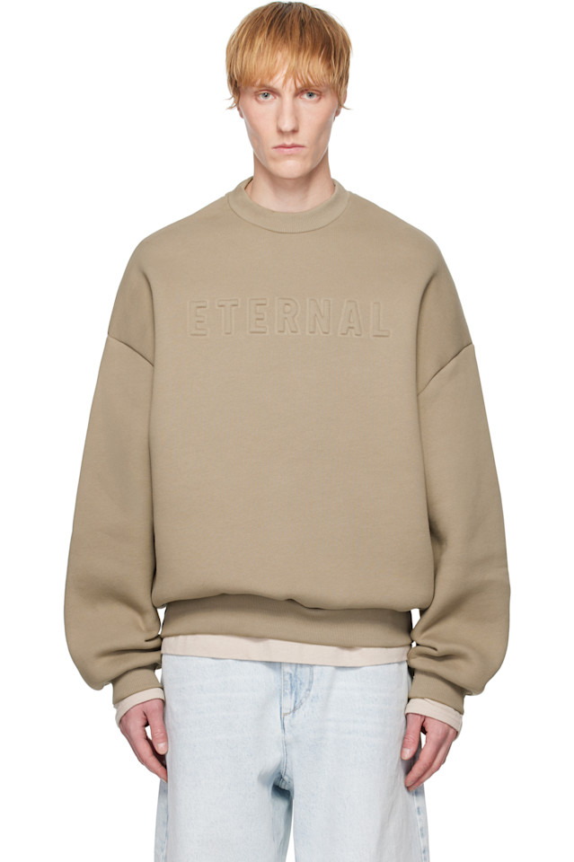 

Свитшот Eternal' Fear Of God, бежевый