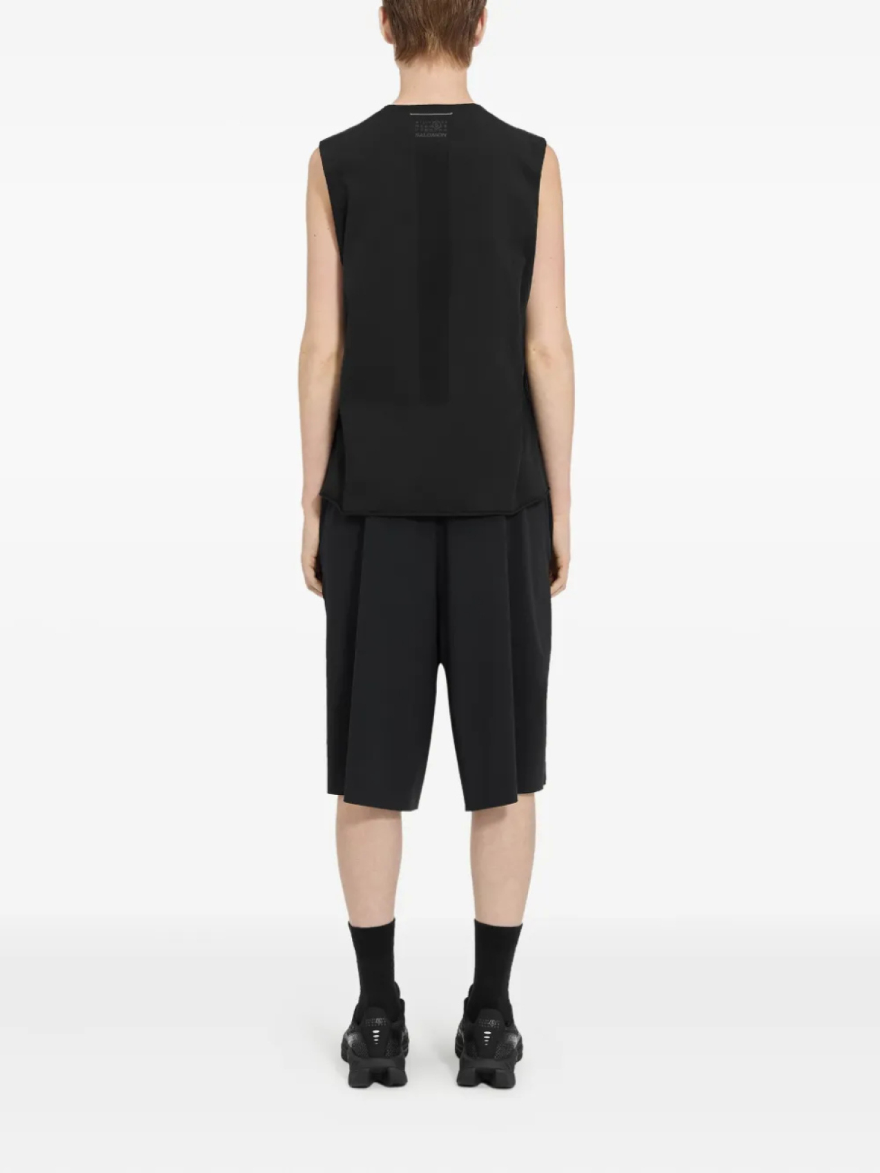 Топ с логотипом из коллаборации с Salomon MM6 Maison Margiela X Salomon, черный — фото 4