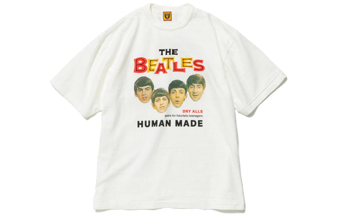 

Футболка с принтом Beatles HUMAN MADE Белая