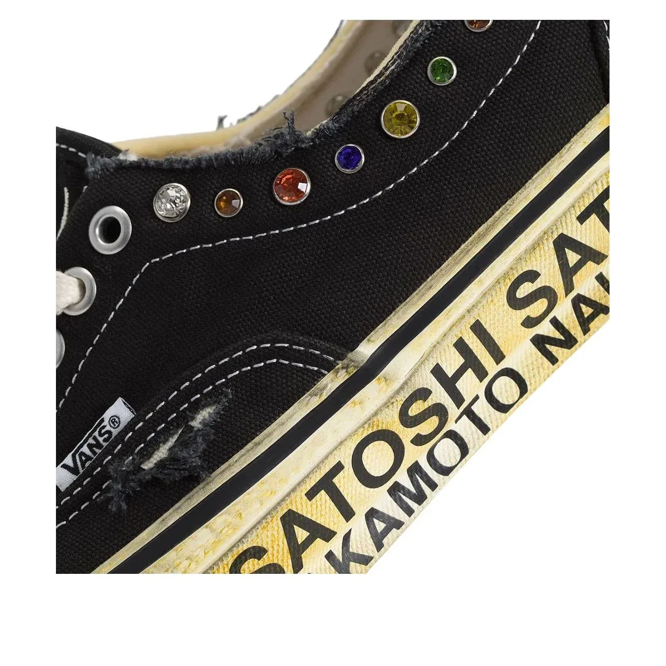 Кеды Vans x Satoshi Nakamoto Authentic 'Black' VN000EFEBLK, черный — фото 4