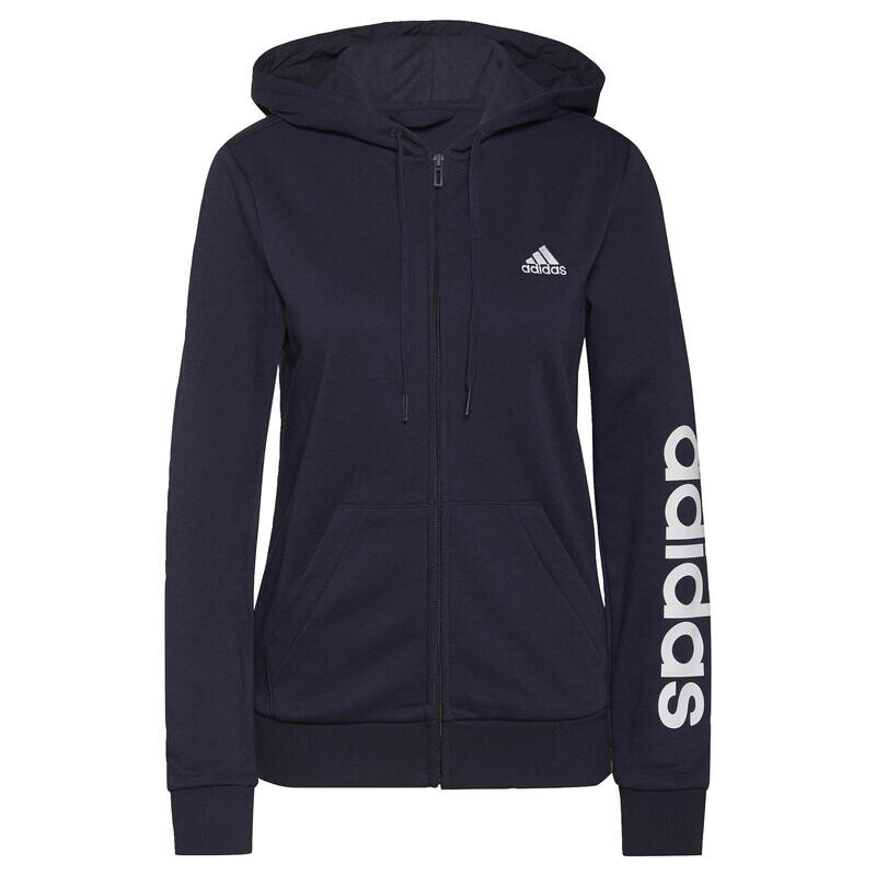 

Женская спортивная толстовка Adidas, цвет petrolblau/weiss