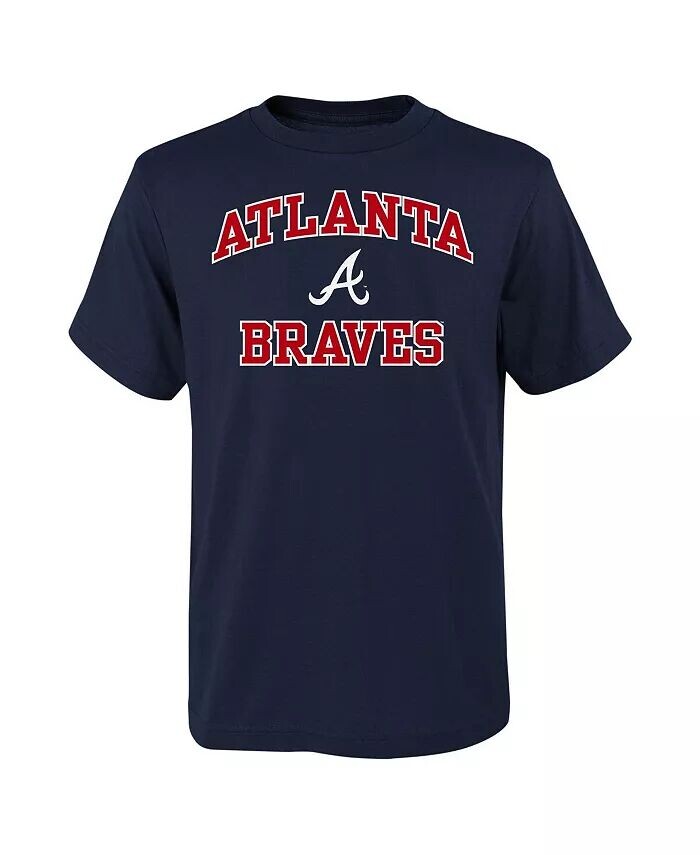 

Темно-синяя футболка Big Boys Atlanta Braves Heart and Soul Fanatics, синий