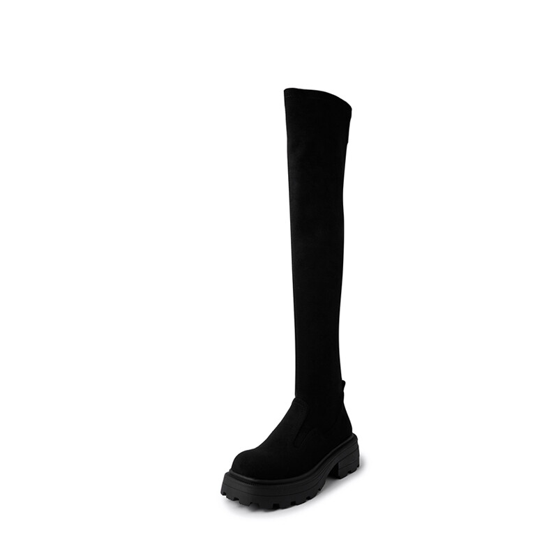 

Сапоги женские Pwpj, цвет Black Suede