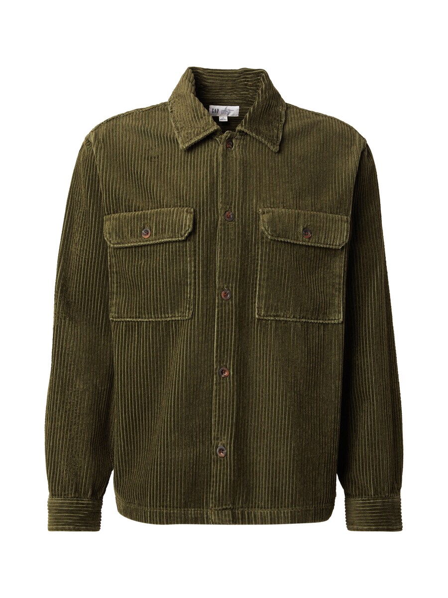 

Куртка классического кроя для межсезонья GAP, оливковый