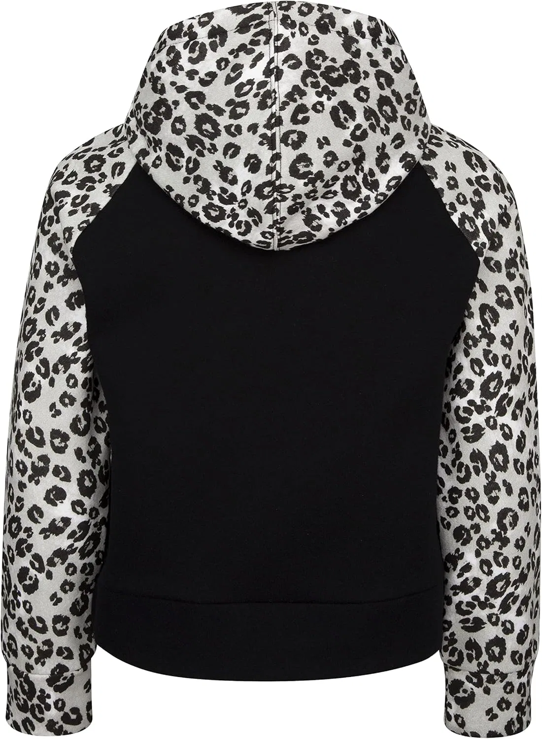 Детский худи Hurley One and Only, Black/Cheetah, с аксессуаром для волос — фото 2