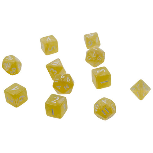 

Игровые кубики Ultra Pro – Eclipse 11 Dice Set – Lemon Yellow Ultra Pro