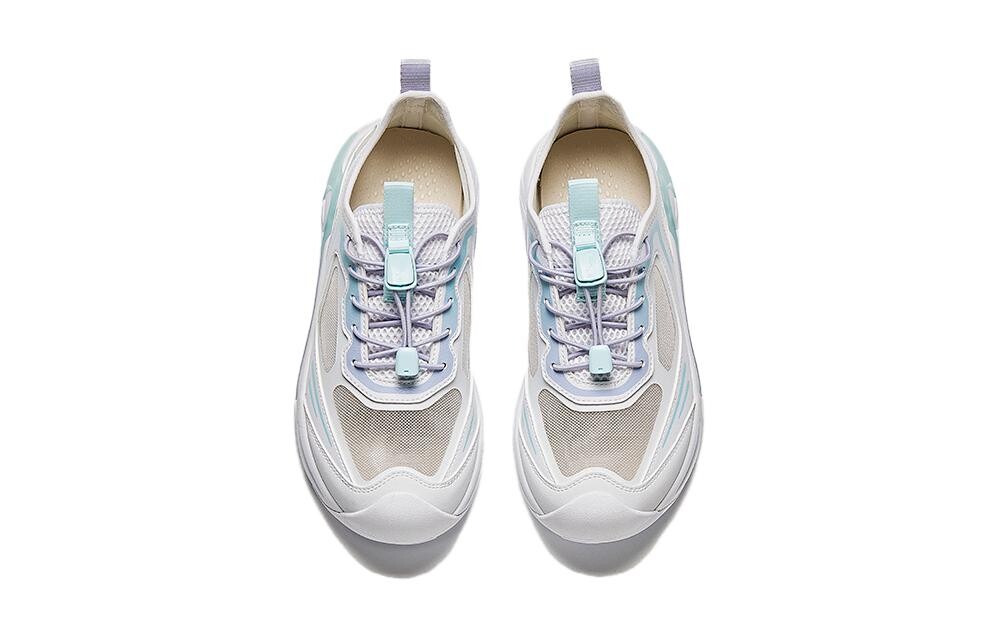 Кроссовки Anta kids Kids Lifestyle Shoes GS Low-top White/Purple/Blue — фото 3