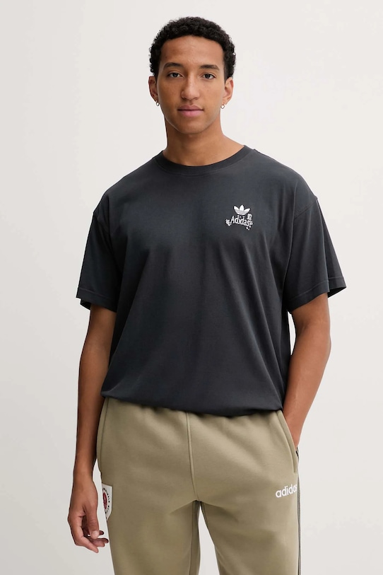 

Футболка Supper Club Tee из хлопка Adidas Originals, серый