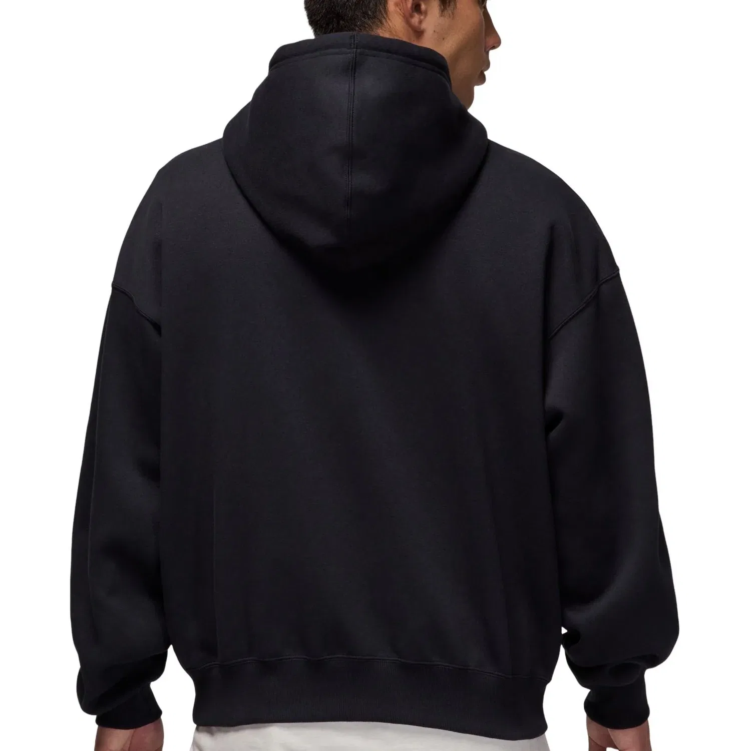 Толстовка Jordan Brooklyn Fleece Oversized Full-Zip Hoodie 'Black Sail' IB7231-010, черный — фото 2