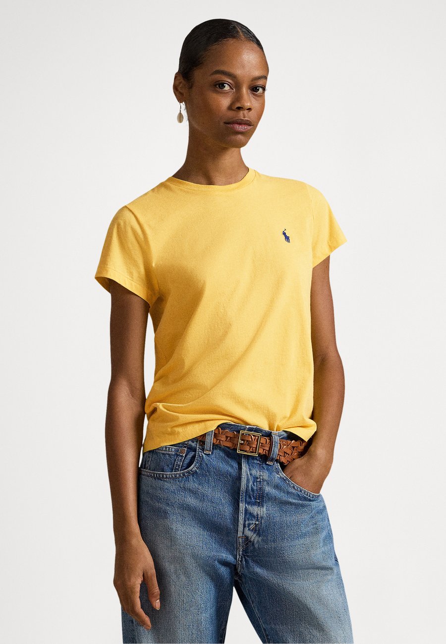 

Футболка Polo Ralph Lauren COTTON JERSEY CREWNECK T-SHIRT, Collegiate Yellow/Dark Yellow, Желтый, Футболка Polo Ralph Lauren COTTON JERSEY CREWNECK T-SHIRT, Collegiate Yellow/Dark Yellow