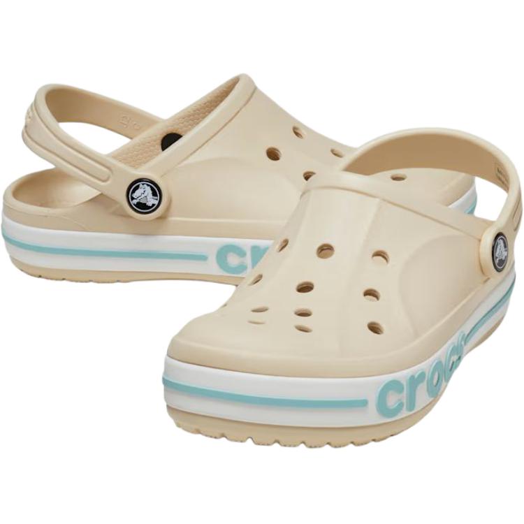 Crocs Байабэнд устойчивые к истиранию лоу-топы для малышей светло-желтый для младенцев и малышей — фото 4