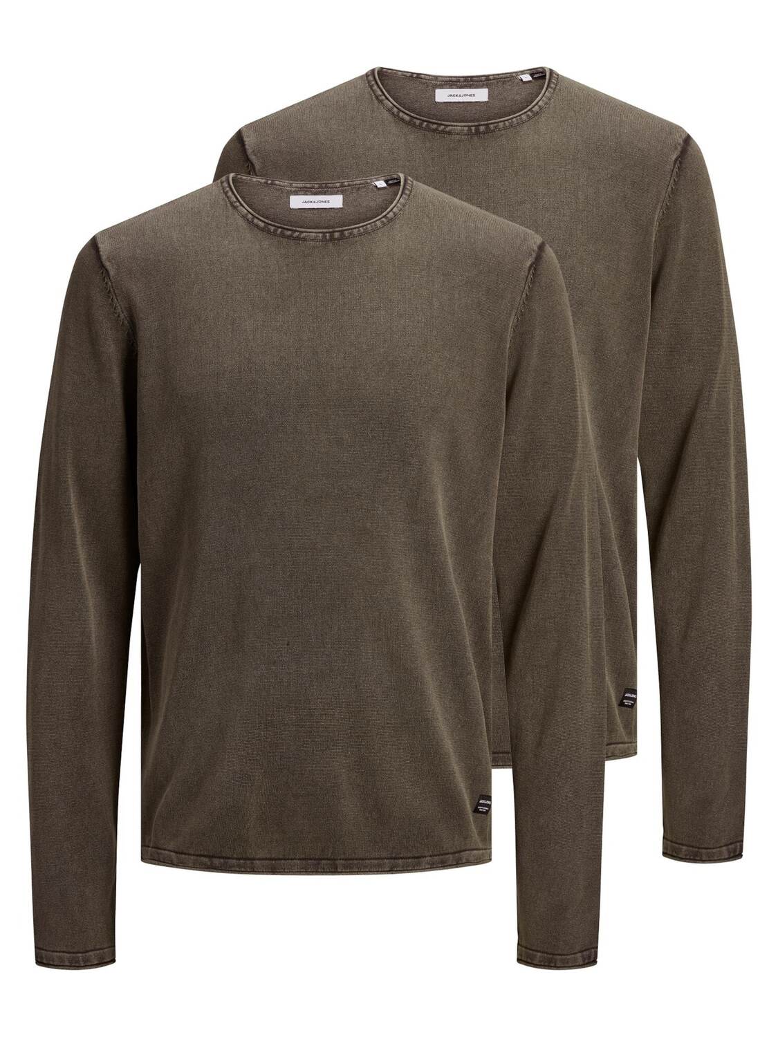 

JACK & JONES Свитер 'Leo' в коричневом цвете