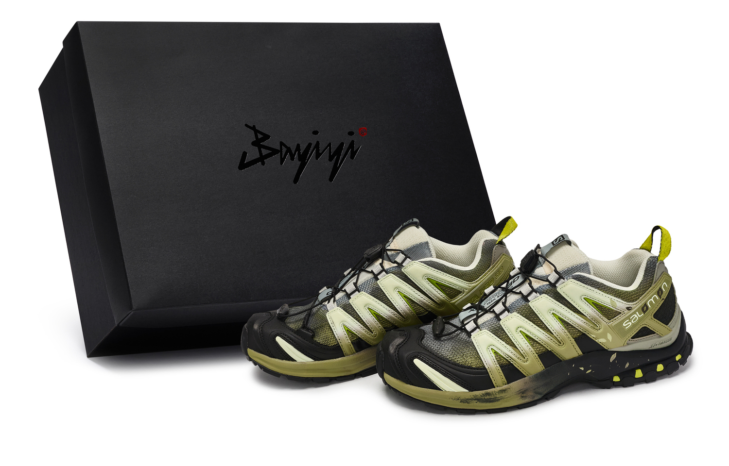 

SALOMON Кроссовки для бега XA PRO 3D Abrasion Resistant Low top Unisex черные зеленые