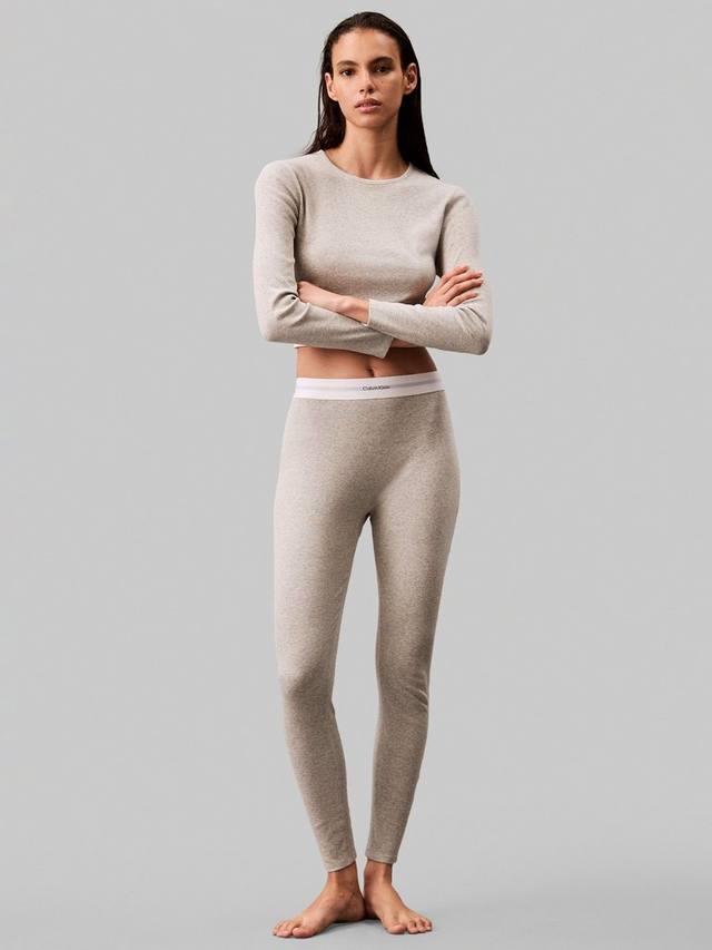 

Леггинсы с логотипом Calvin Klein, цвет Grey Heather