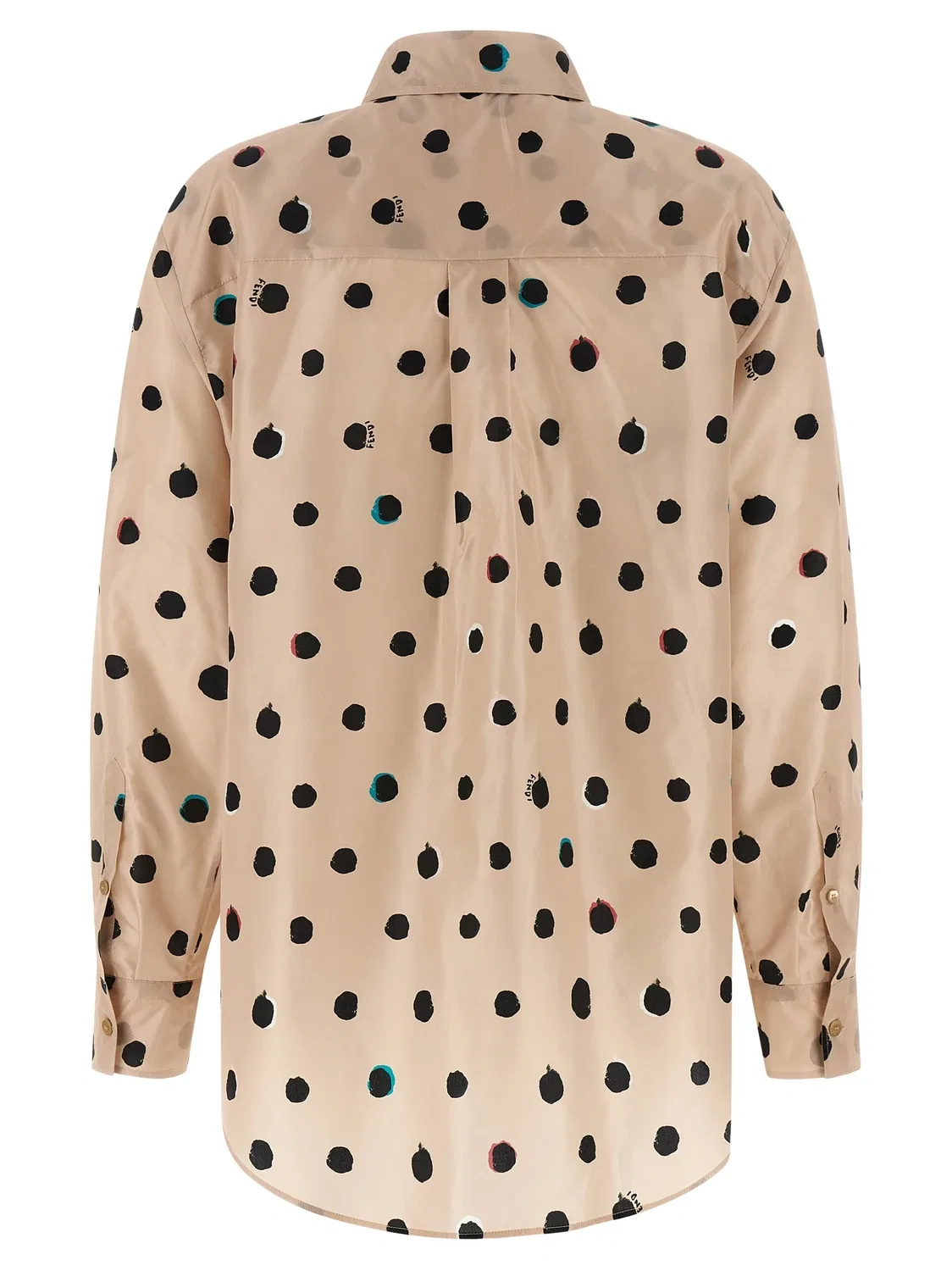 Рубашка 'Falena Dots' FENDI, розовый — фото 2
