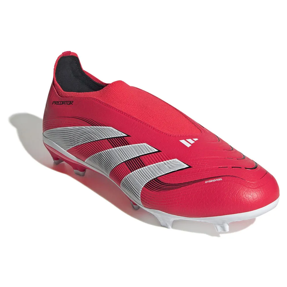 Футбольные бутсы adidas Predator League Laceless FG/MG, красный — фото 4