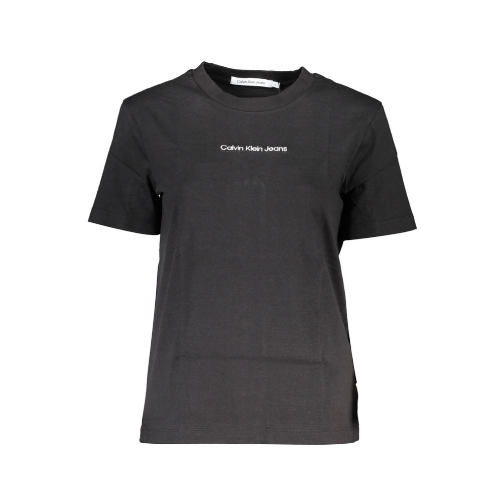 

Черные хлопковые топ и футболка Calvin Klein