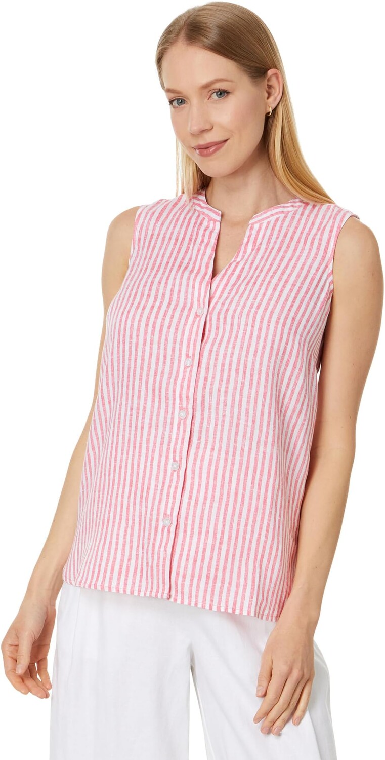 

Топ Tommy Bahama Ocean Surf Stripe Sleeveless Top, цвет Soft Flamingo