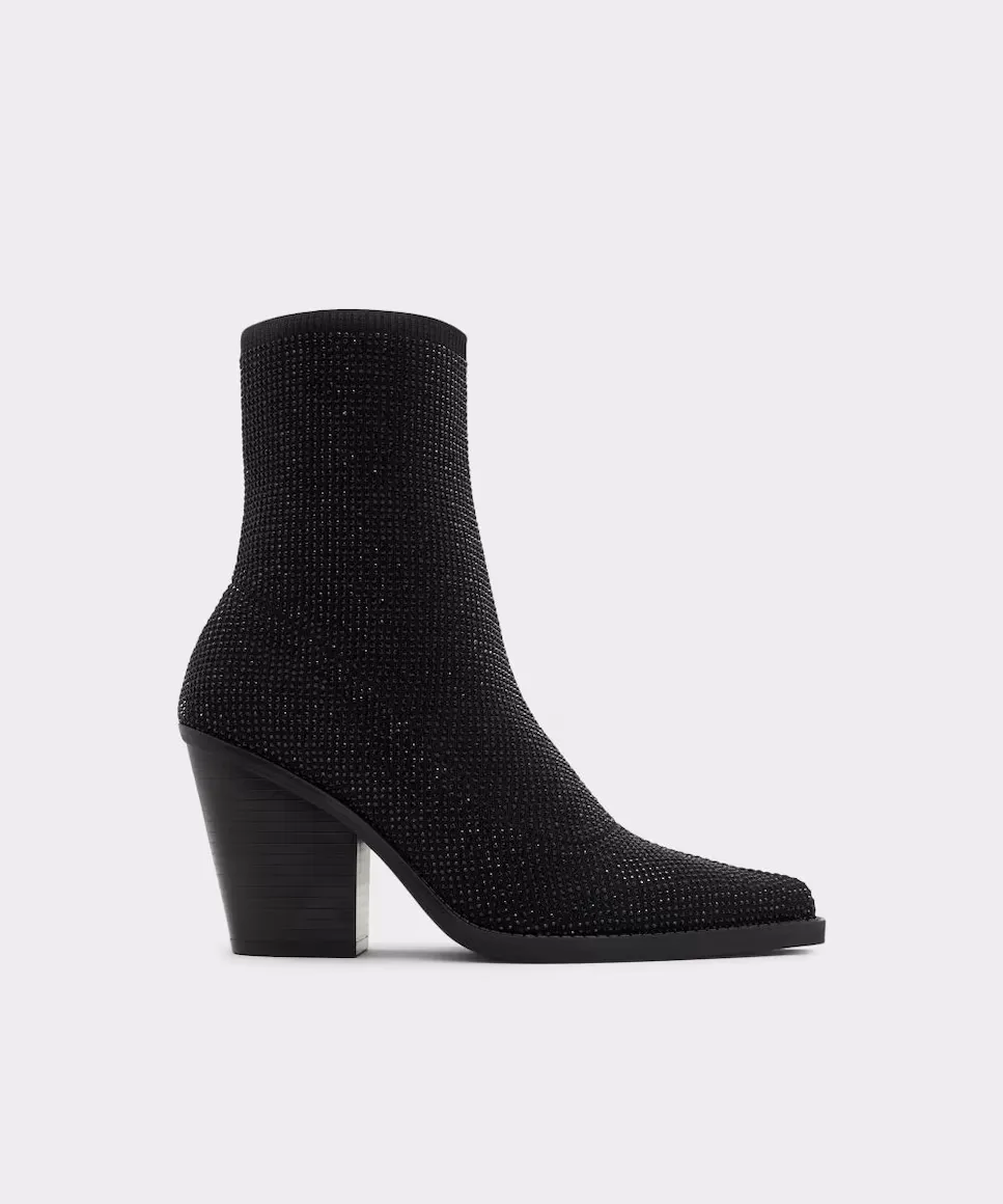 

Женские текстильные ботильоны с острым носком Aldo, черный
