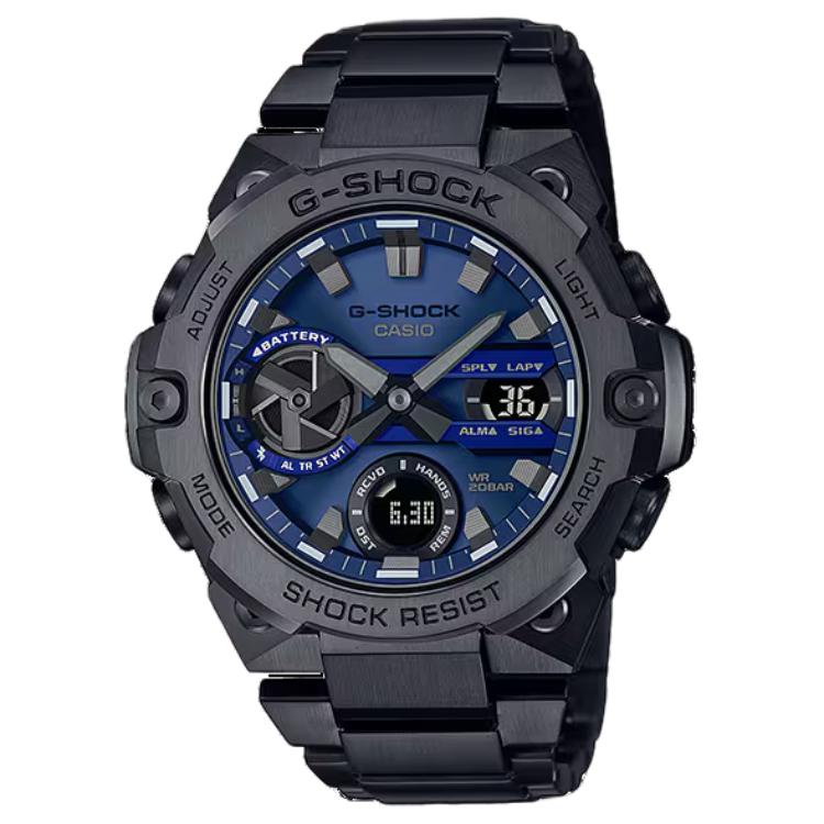

CASIO Часы Men G-STEEL Series Blue Watch GST-B400BD-1A2, Blue Dial