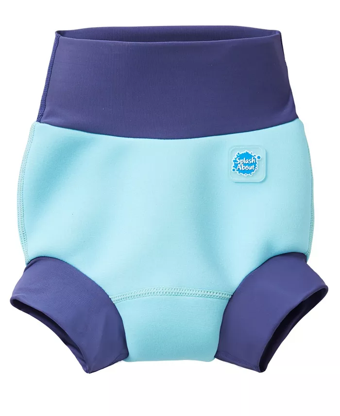 

Детский купальник Happy Nappy для малышей и маленьких мальчиков и девочек Splash About, синий