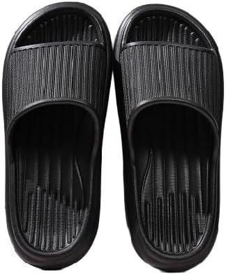 

Унисекс тапочки BYDZKJ для женщин и мужчин, нескользящие, ультралегкие, мягкие сандалии, мягкие домашние шлепанцы для использования дома, в саду, ванной или у бассейна, черный