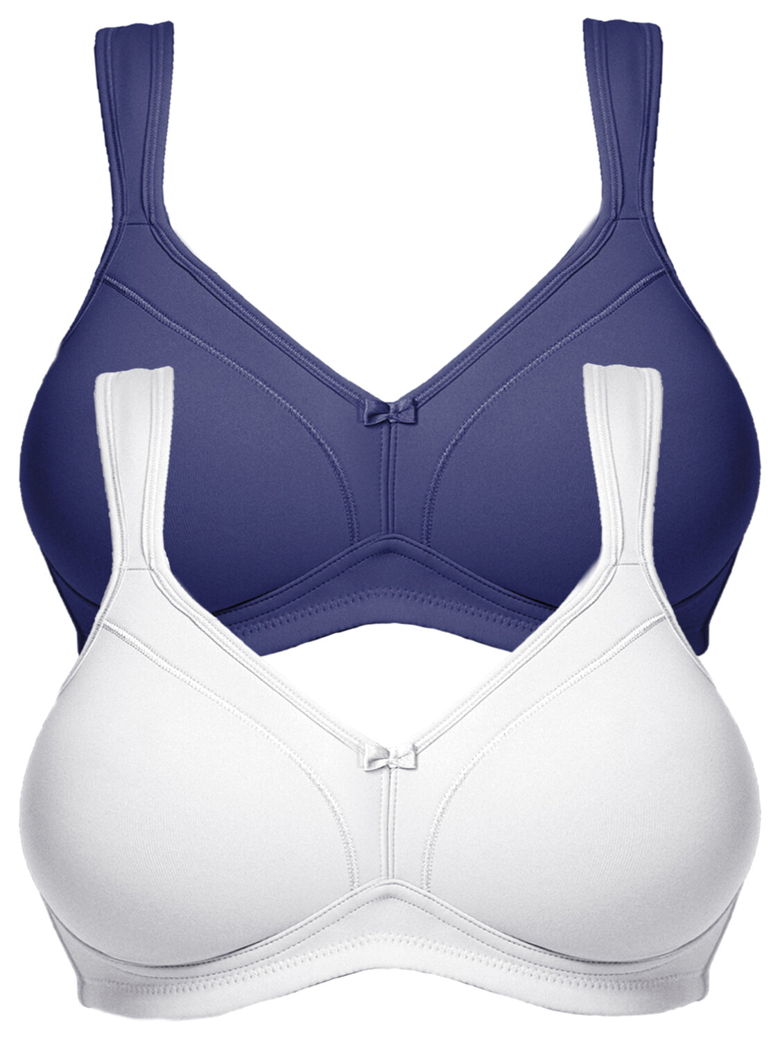 

Бюстгальтер без косточек SUSA 2er Pack BH ohne Bügel Topsy, цвет Weiss marine