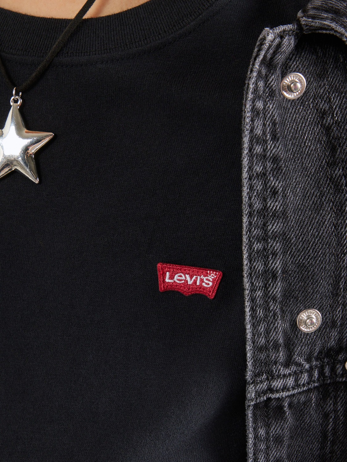 LEVI'S  Футболка 'Favorite Cotton Tee' в цвете Anthracite — фото 2