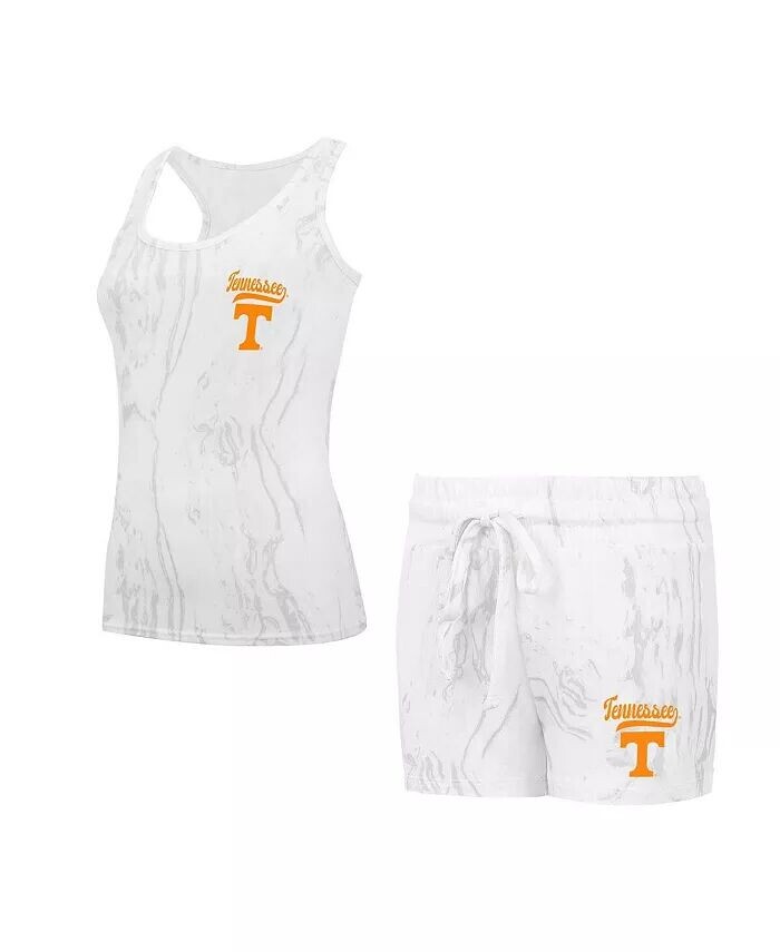 

Женский комплект из кварцевой майки и шорт Tennessee Volunteers Concepts Sport, белый