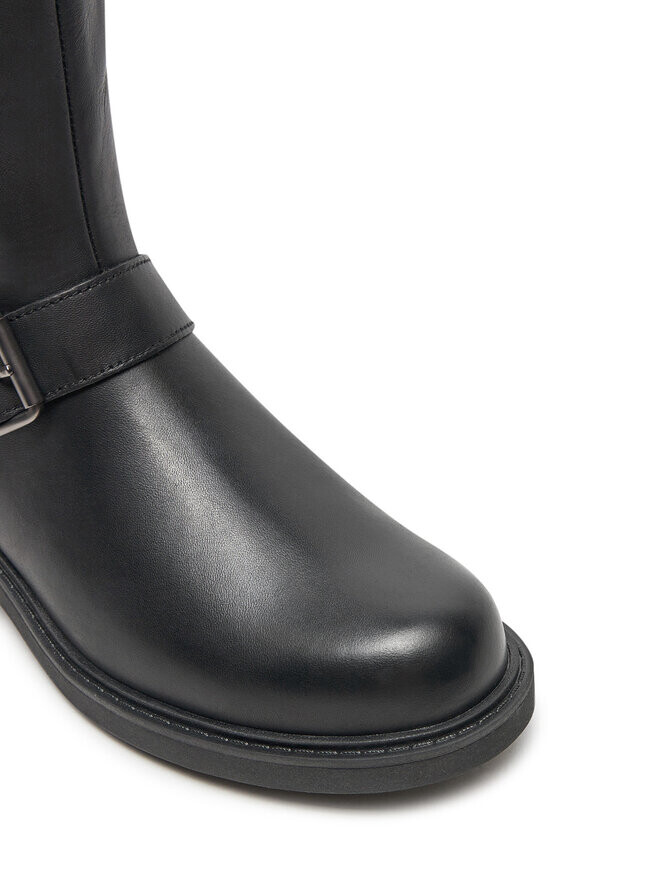 Сапоги женские Clarks Orinoco 2 с декоративными пряжками, черный — фото 4