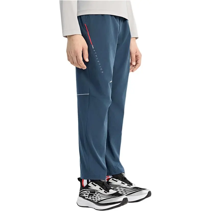 FILA KIDS Подростковые вязаные спортивные штаны solitary blue — фото 3