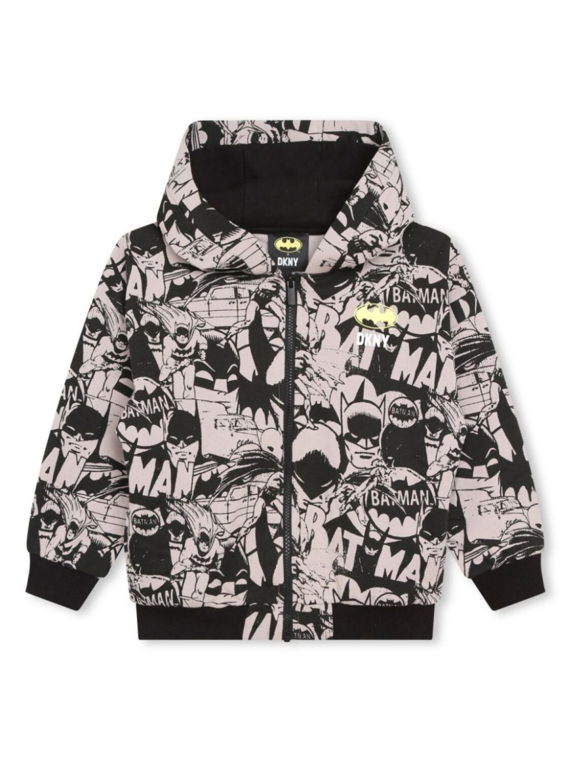 

DKNY худи на молнии с графичным принтом из коллаборации с Batman, черный